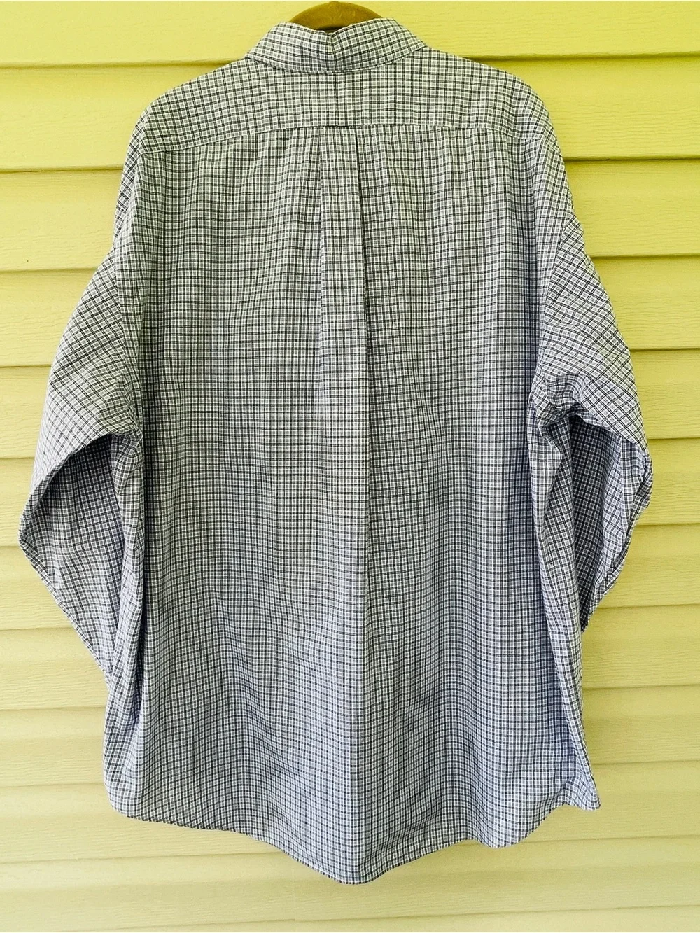 Polo Ralph Lauren Yarmouth Blue, Black & White Check Shirt Size 17 32/33